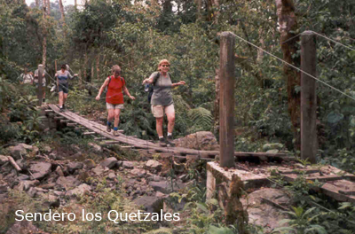 Sendero quetzales